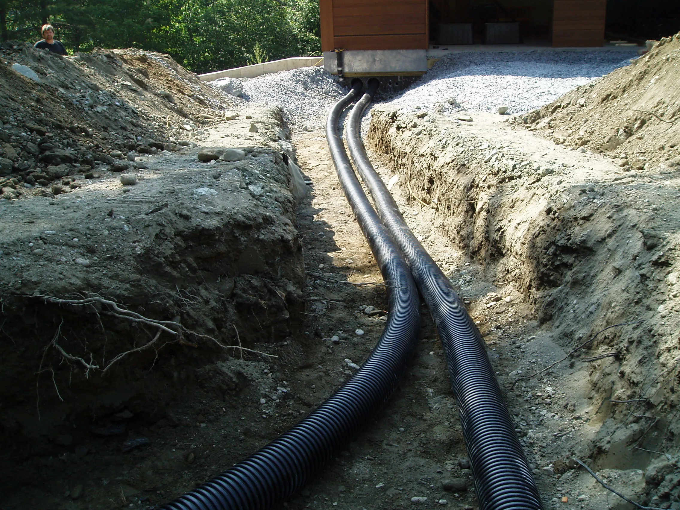 Теплотрасса для дома: выбор утепленных труб и схемы прокладки